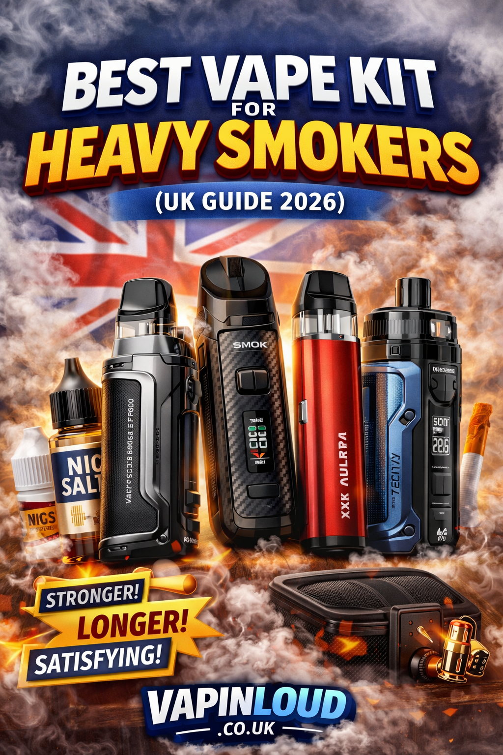 Best Vape Kits for Heavy Smokers in the UK (2026)