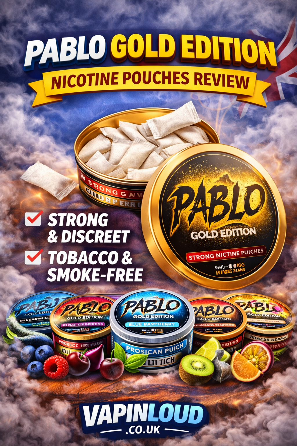 🥇 Pablo Gold Edition Nicotine Pouches Review (UK 2026)