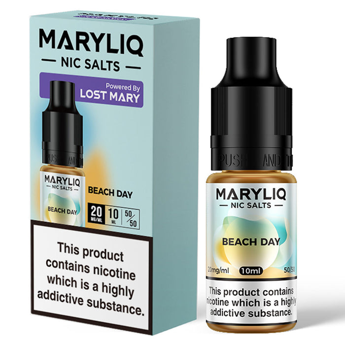 Beach Day By Maryliq - Lost Mary Nic Salt E-Liquid 10ml  Lost Mary   