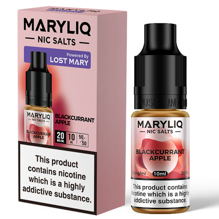 Blackcurrant Apple By Maryliq - Lost Mary Nic Salt E-Liquid 10ml  Lost Mary   