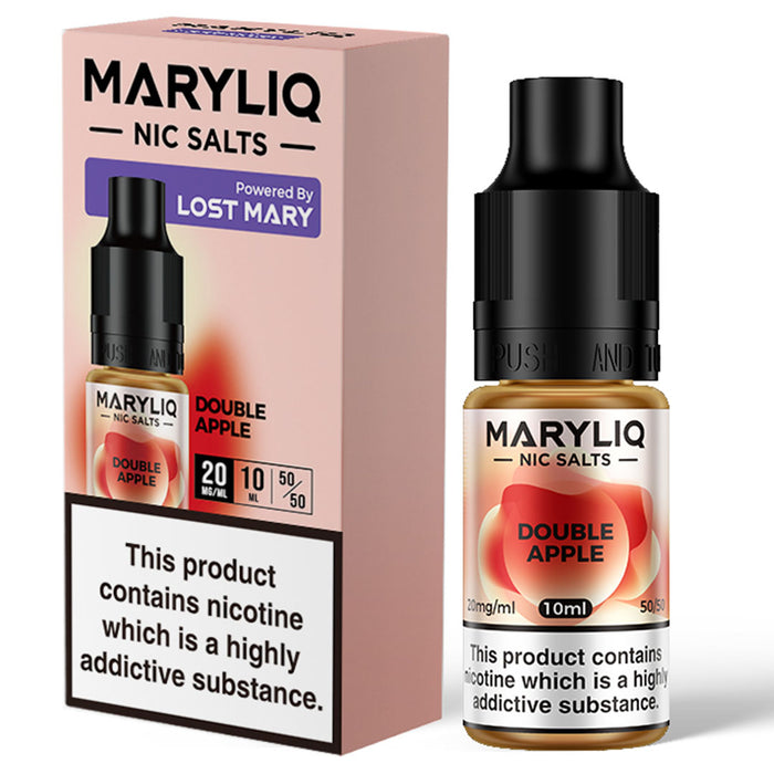 Double Apple By Maryliq - Lost Mary Nic Salt E-Liquid 10ml Lost Mary