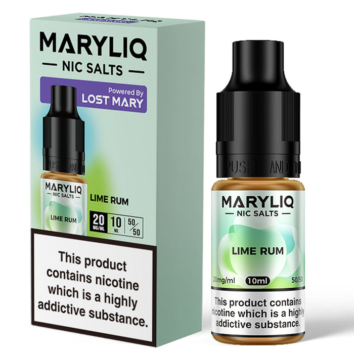 Lime Rum By Maryliq - Lost Mary Nic Salt E-Liquid 10ml Lost Mary
