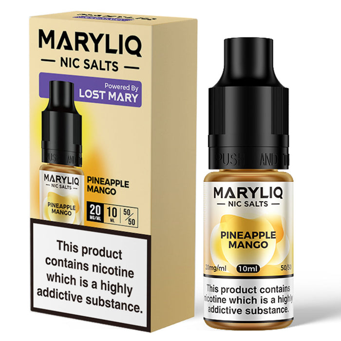 Pineapple Mango By Maryliq - Lost Mary Nic Salt E-Liquid 10ml Lost Mary