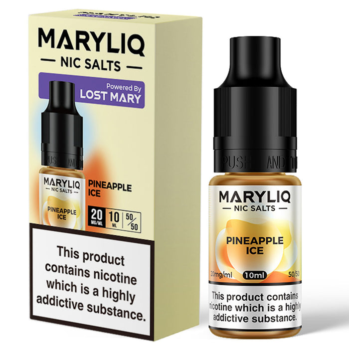 Pineapple Ice By Maryliq - Lost Mary Nic Salt E-Liquid 10ml Lost Mary