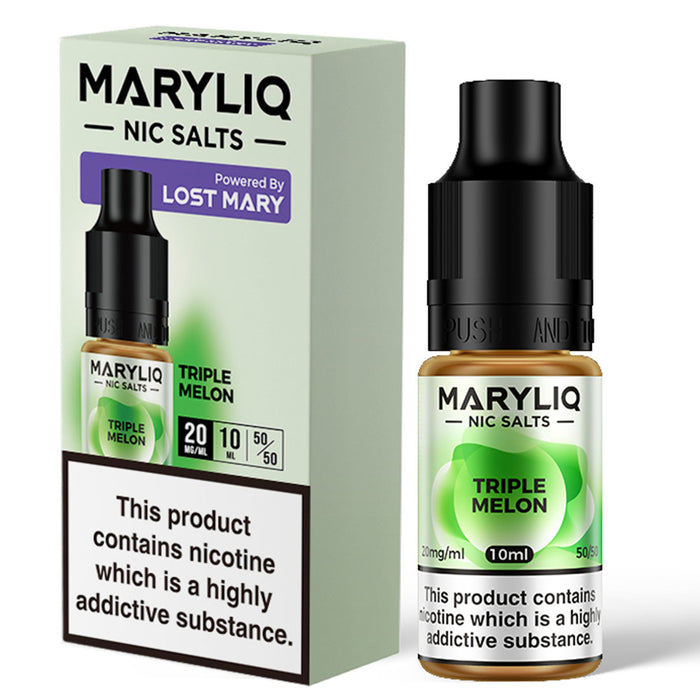 Triple Melon By Maryliq - Lost Mary Nic Salt E-Liquid 10ml Lost Mary