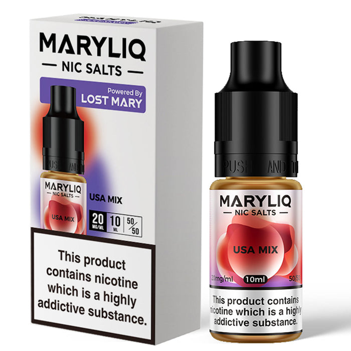 USA Mix By Maryliq - Lost Mary Nic Salt E-Liquid 10ml Lost Mary