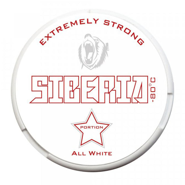 Siberia All White Portion 15g Extremely Strong Siberia 1 Can