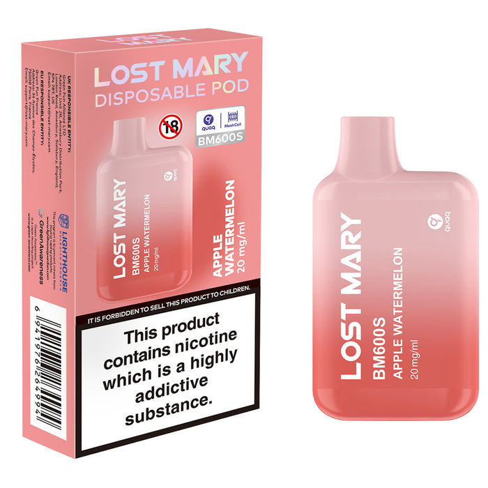 Lost Mary BM600S Disposable Vape Lost Mary Apple Watermelon
