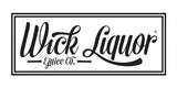 Wick Liquor logo click to shop by brand
