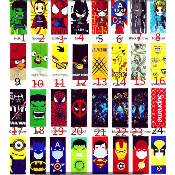 Superhero 18650 Vape Battery Wraps PVC Heat Shrink Vapin Loud Vape Shop