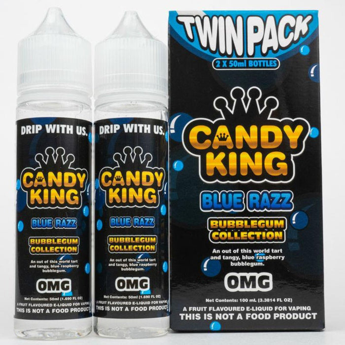 Candy King Blue Razz Bubblegum (Twin Pack) Candy King eJuice