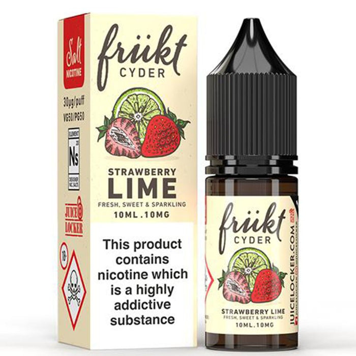 Strawberry Lime by Frukt Cyder Salt 10ml Frukt Cyder