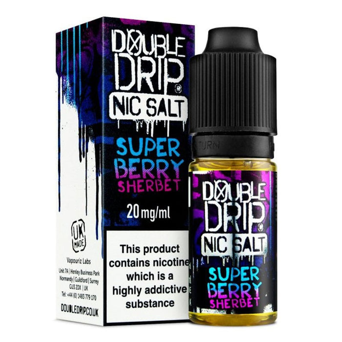 SUPER BERRY SHERBET E-LIQUID BY DOUBLE DRIP NIC SALT Double Drip Coil Sauce