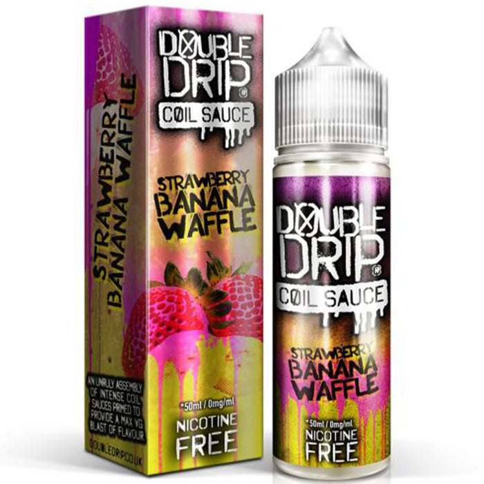STRAWBERRY BANANA WAFFLE BY DOUBLE DRIP 50ML Double Drip Coil Sauce
