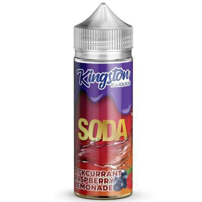 Blackcurrant Raspberry Lemonade By Kingston Soda E-Liquids 100ml Kingston