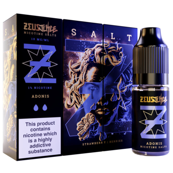 Adonis Nicotine Salt By Zeus Juice 10ml Zeus Juice Uk