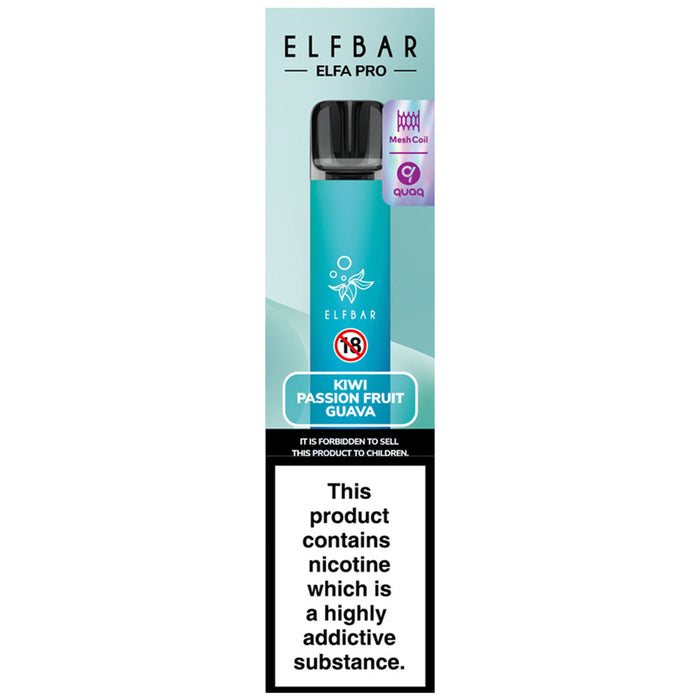 Elf Bar ELFA Pro Pod Vape Kit Elf Bar Aurora Blue