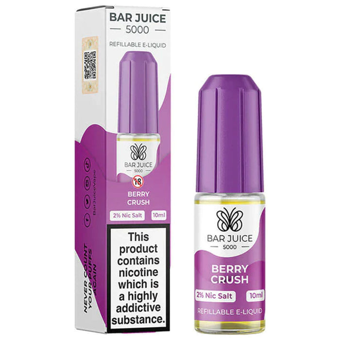 Berry Crush Nic Salt E-Liquid by Bar Juice 5000 Bar Juice