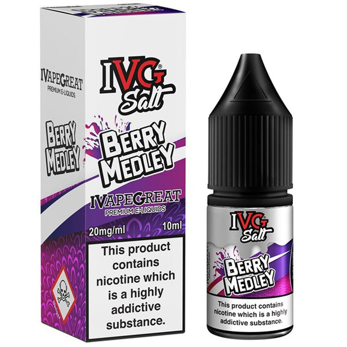Berry Medley Nic Salt E-liquid by IVG 10ml I VG