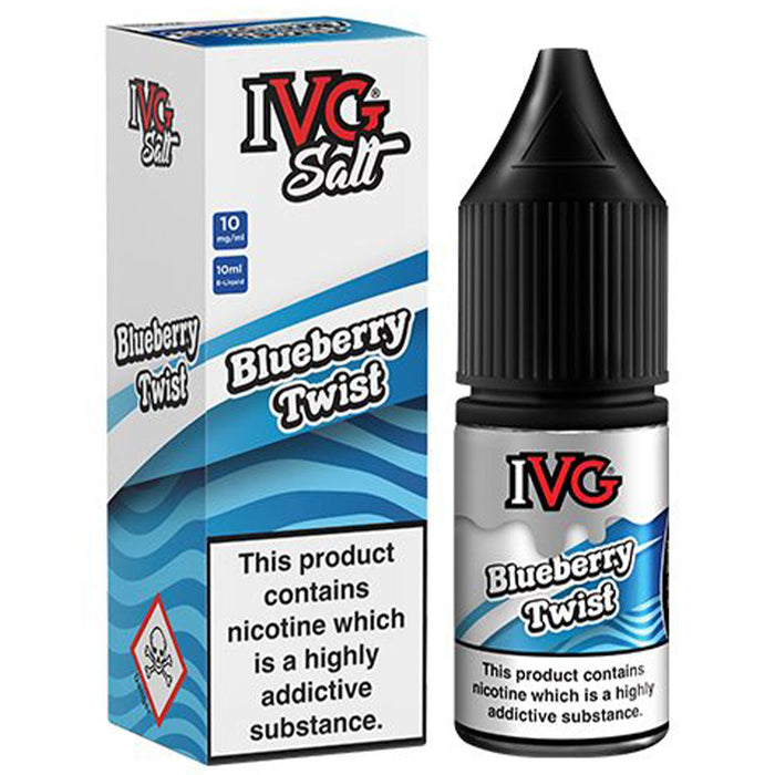Blueberry Twist Nic Salt E-liquid by IVG 10ml I VG