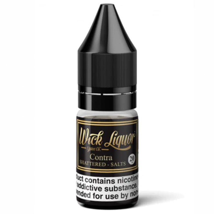 CONTRA SHATTERED SALTS BY WICK LIQUOR - 10ML  Wick Liquor   