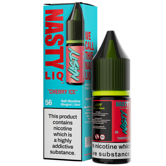 Cherry Ice Nic Salt E-Liquid By Nasty Liq Nasty Juice