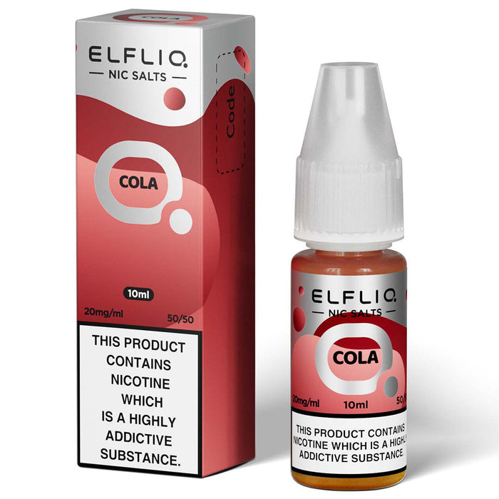 Cola By Elf Bar Elfliq 10ml E Liquid Nicotine Salt Elf Bar