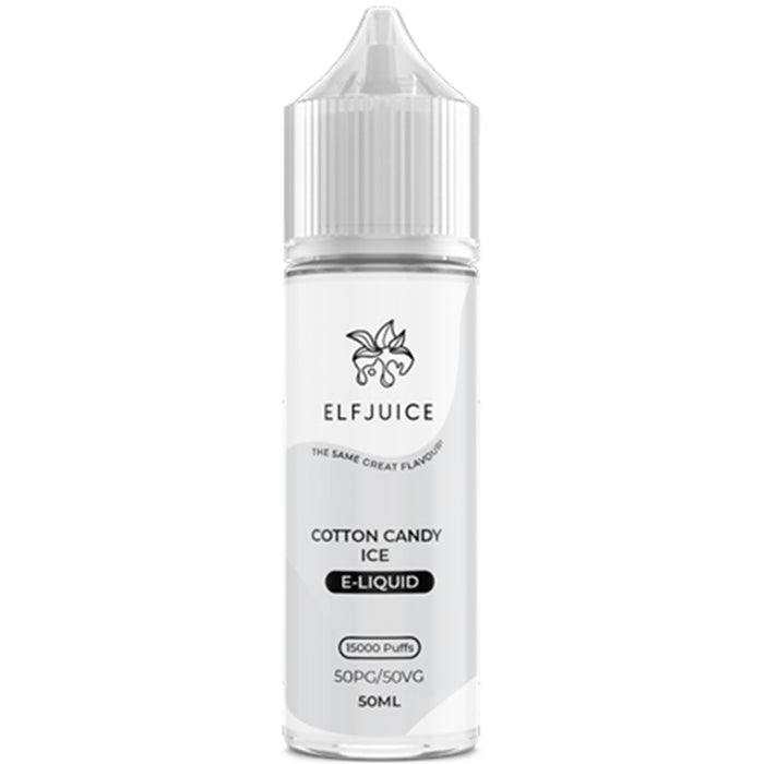 Cotton Candy Ice By Elf Juice 50ml Shortfill 0mg Elf Juice