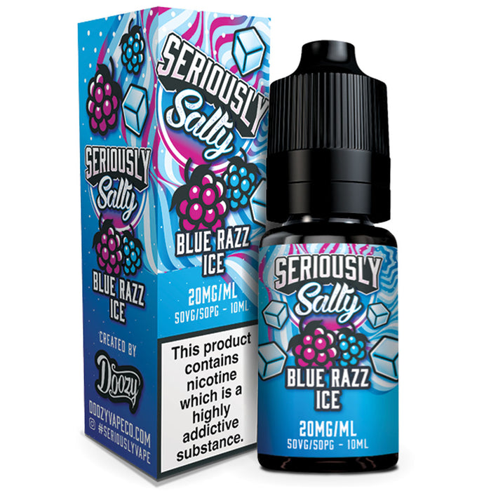 Doozy Vape Seriously Salty - Blue Razz Ice Doozy Vape