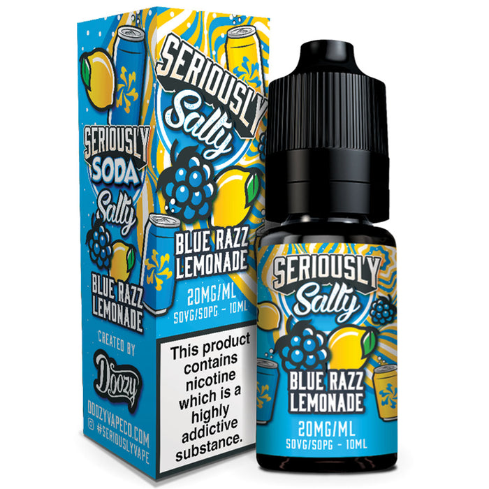 Doozy Vape Seriously Salty - Blue Razz Lemonade Doozy Vape