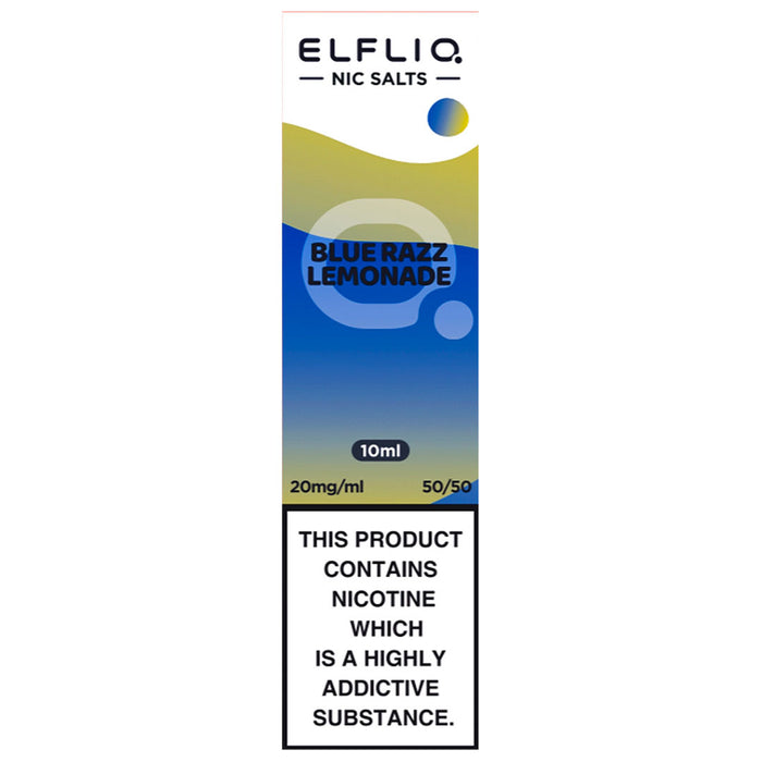 Blue Raz Lemonade By Elf Bar Elfliq 10ml E Liquid Nicotine Salt Elf Bar