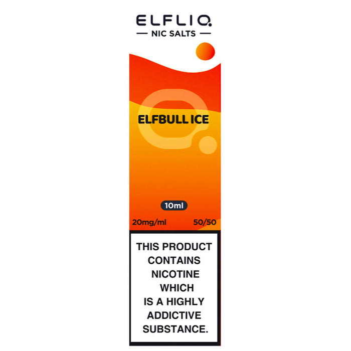 Elfbull Ice By Elf Bar Elfliq 10ml E Liquid Nicotine Salt Elf Bar