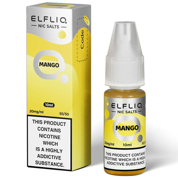 Mango By Elf Bar Elfliq 10ml E Liquid Nicotine Salt Elf Bar