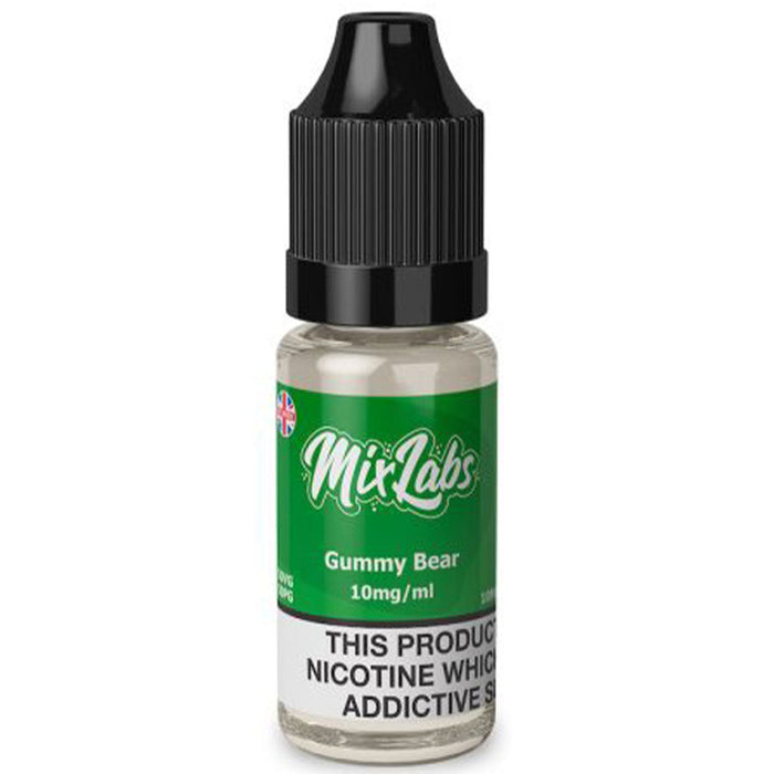 Gummy Bear Nicotine Salt By Mix Labs 10ml Mix Labs