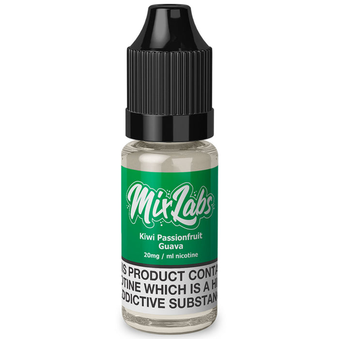 Kiwi Passionfruit Guava Nicotine Salt By Mix Labs 10ml Mix Labs