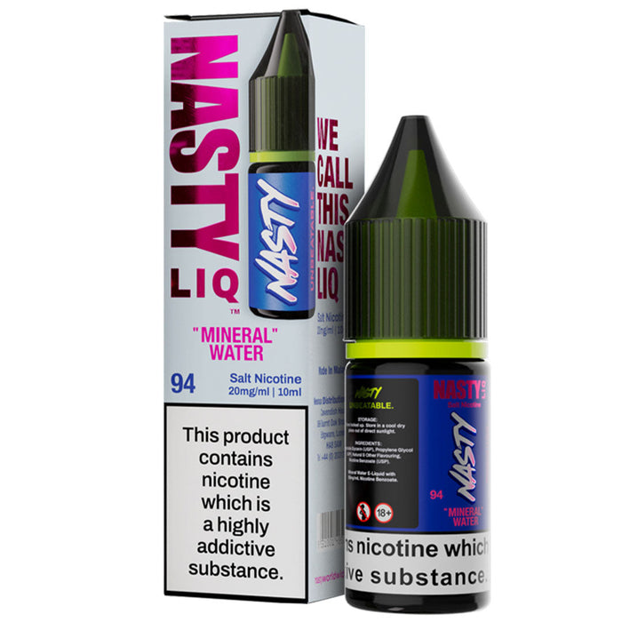 Mineral Water Nic Salt E-Liquid By Nasty Liq Nasty Juice