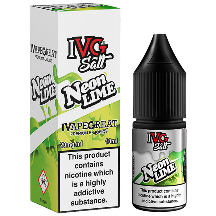 Neon Lime Nic Salt E-liquid by IVG 10ml I VG
