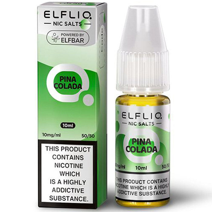 Pina Colada By Elf Bar Elfliq 10ml E Liquid Nicotine Salt Elf Bar