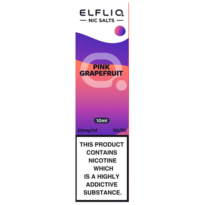 Pink Grapefruit By Elf Bar Elfliq 10ml E Liquid Nicotine Salt Elf Bar