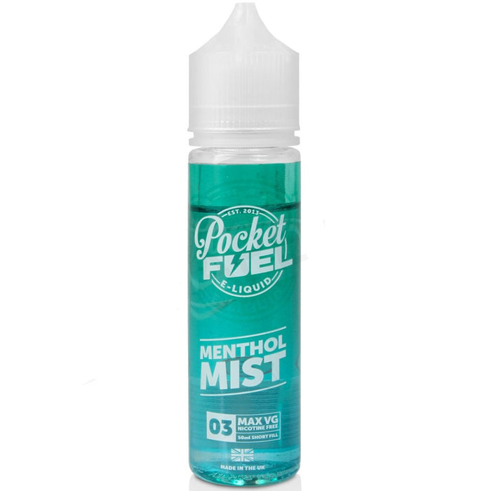 Pocket Fuel Menthol Mist Short Fill 50ml Double Drip Coil Sauce