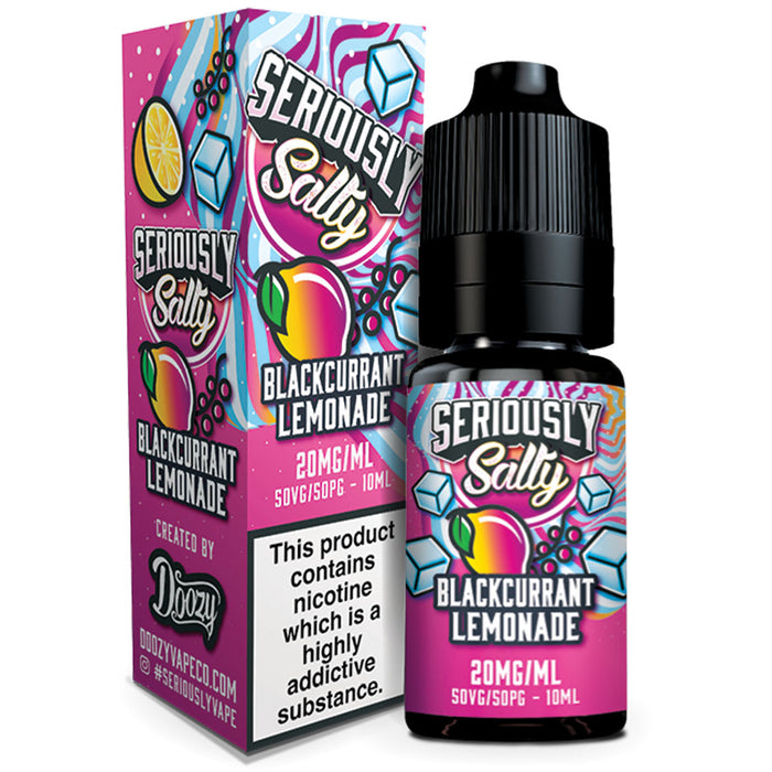 Doozy Vape Seriously Salty - Blackcurrant Lemonade Doozy Vape