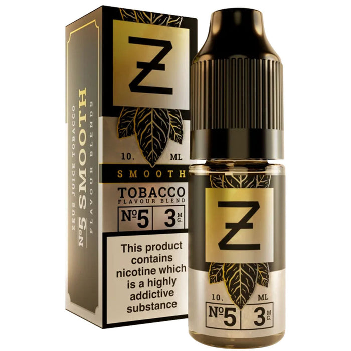 Smooth Tobacco Nicotine By Zeus Juice 10ml Zeus Juice Uk