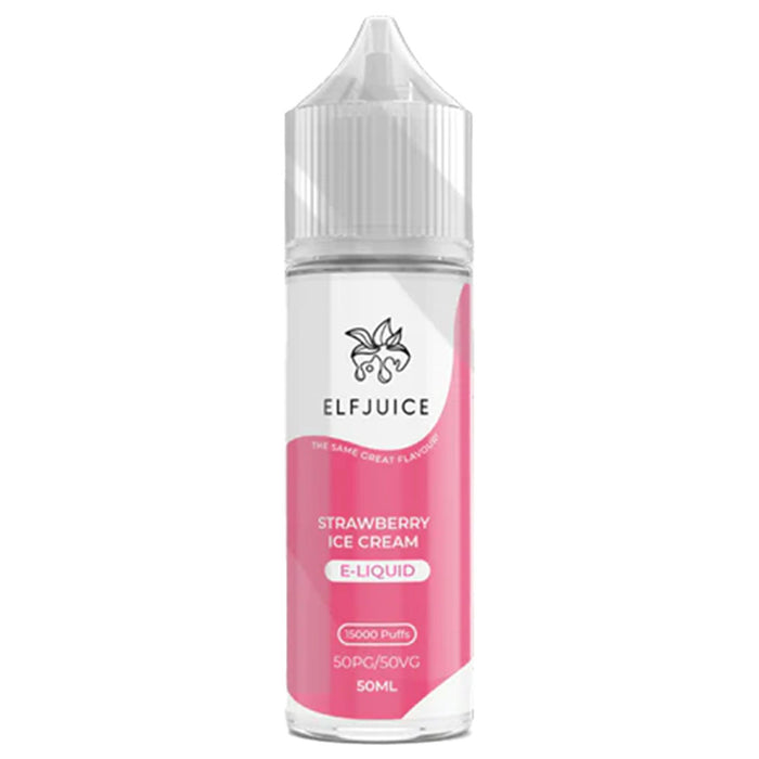 Strawberry Ice By Elf Juice 50ml Shortfill 0mg Elf Juice