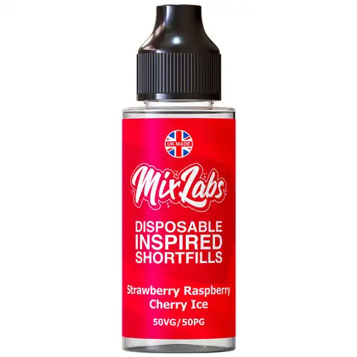 Strawberry Raspberry Cherry Ice By Mix Labs 100ml Mix Labs