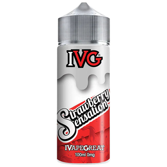 Strawberry Sensation By IVG E-Liquid 100ml 0mg I VG