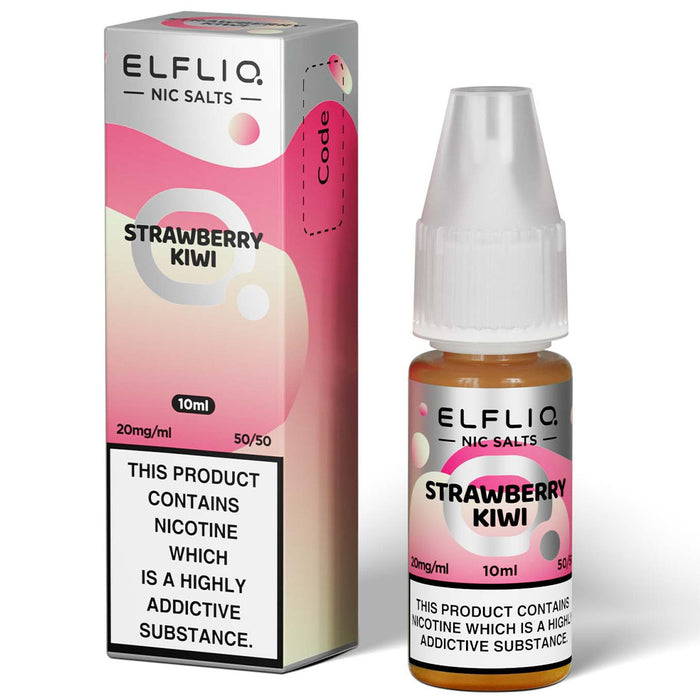 Strawberry Kiwi By Elf Bar Elfliq 10ml E Liquid Nicotine Salt Elf Bar