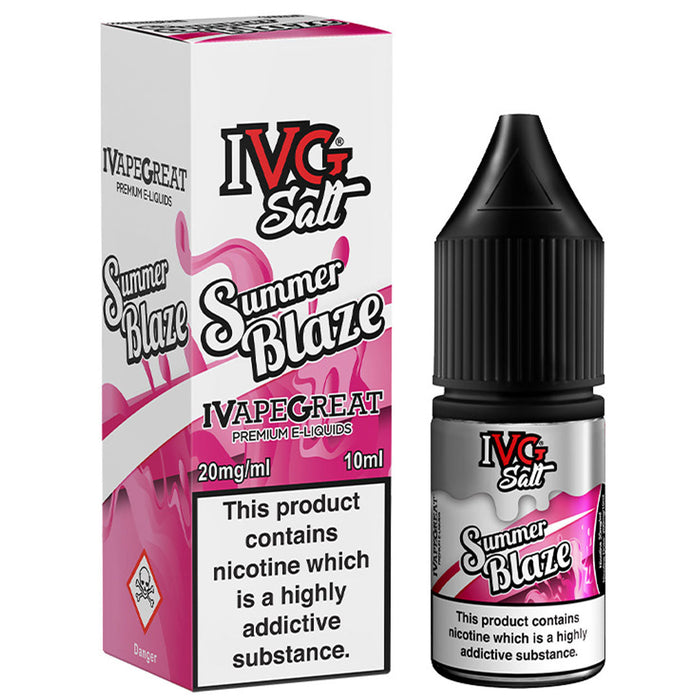 Summer Blaze Nic Salt E-liquid by IVG 10ml I VG