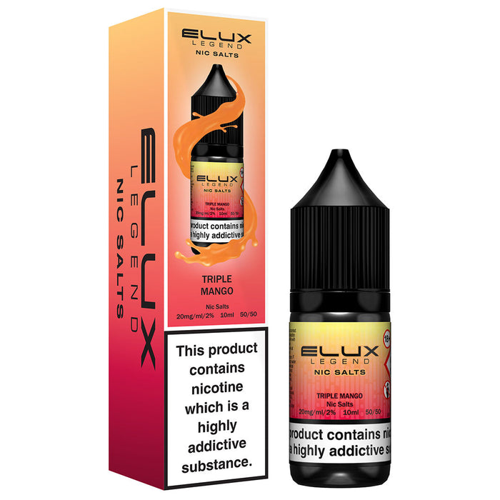 Triple Mango By Elux Legend 10ml E Liquid Nic Salt Elux Pro