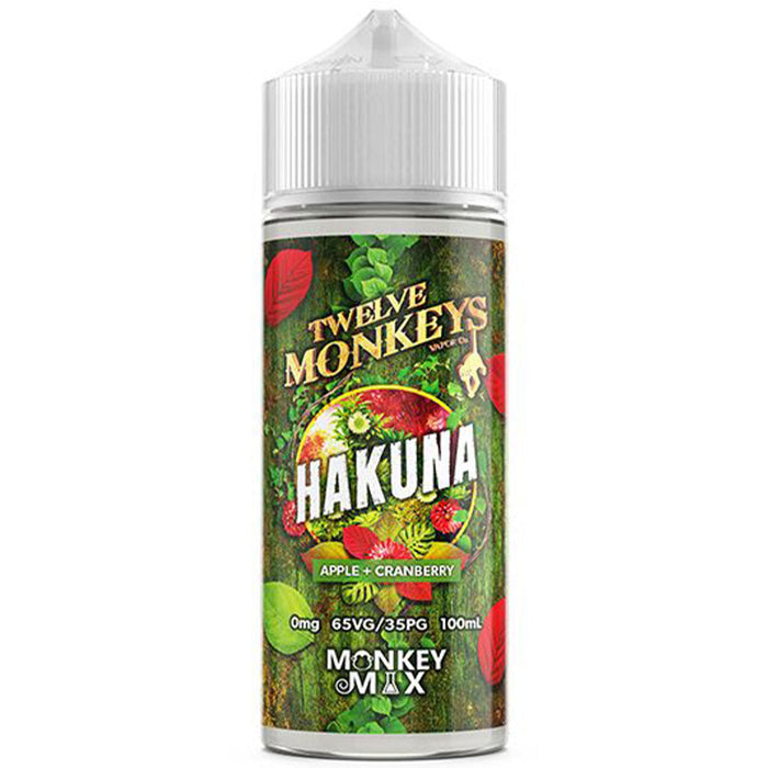 Twelve Monkeys Hakuna 0mg 100ml Twelve Monkeys