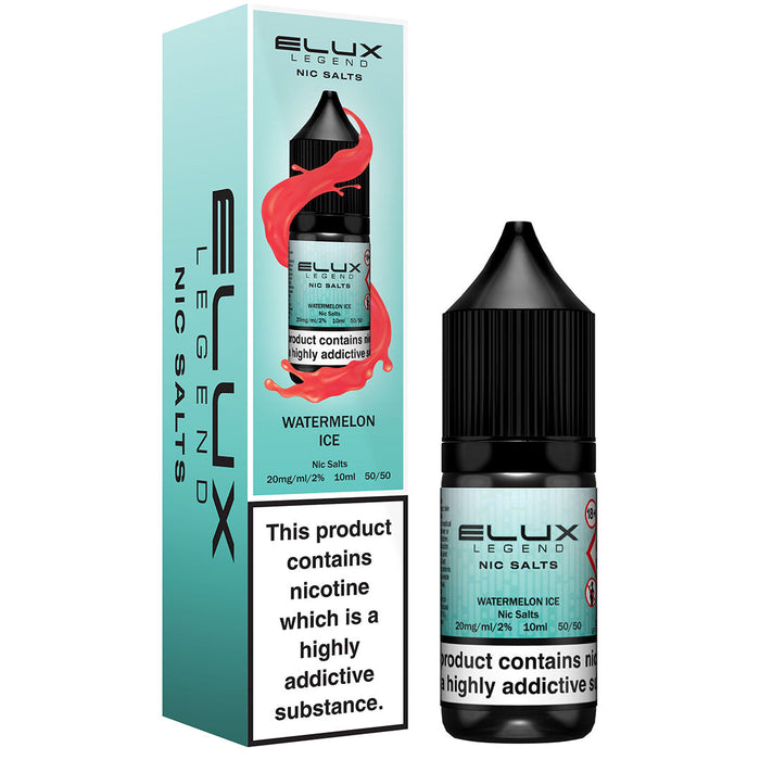 Watermelon Ice By Elux Legend 10ml E Liquid Nic Salt Elux Pro